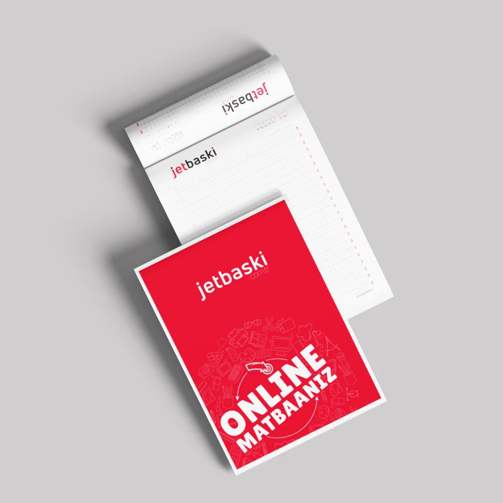 Kapaklı Defter / Notebook Baskı - 3